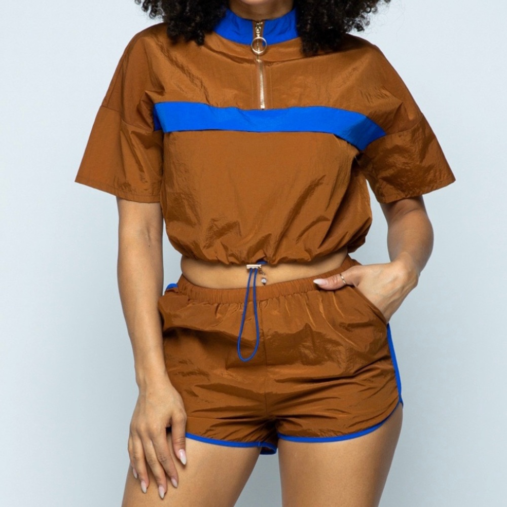 TWO PIECE COLOR BLOCK SET